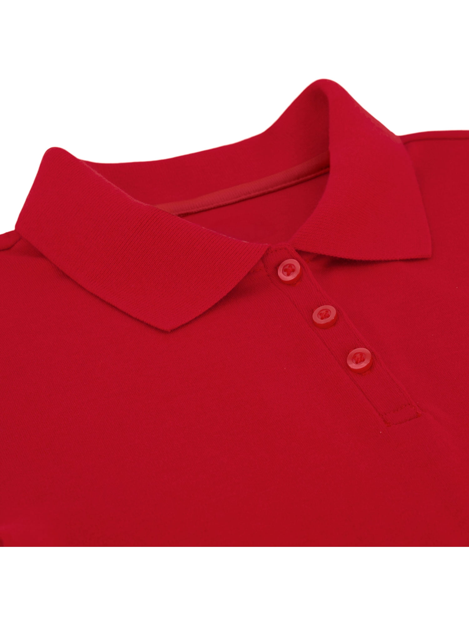 Wonder Nation Girls Performance Polo Shirt, Sizes XS-XXL