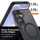 thumbnail image 4 of Funda magnética HUALELE para Samsung Galaxy S25 5G negra, 4 of 7