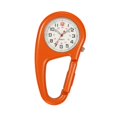 thumbnail image 2 of Reloj con mosquetón y clip para pesca y actividades al aire libre. Regalos para amantes de la naturaleza. Naranja, 2 of 8