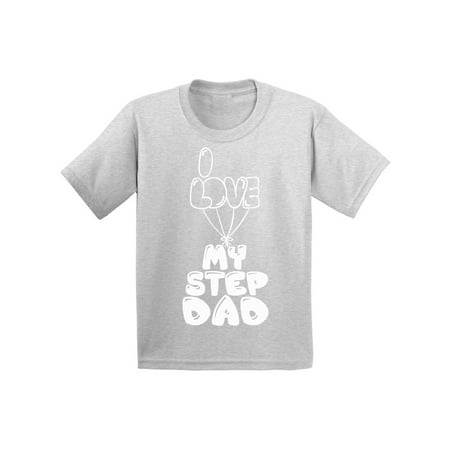 Tween Girl Birthday Gift Ideas Awkward Styles T Shirt for Girls Best Daddy I Love my Step Dad Funny Shirt for Boys Step Parents Gifts I Love my Father T Shirt Best Father Ever T Shirt Kids Clothing Kids Birthday Party Gifts ()