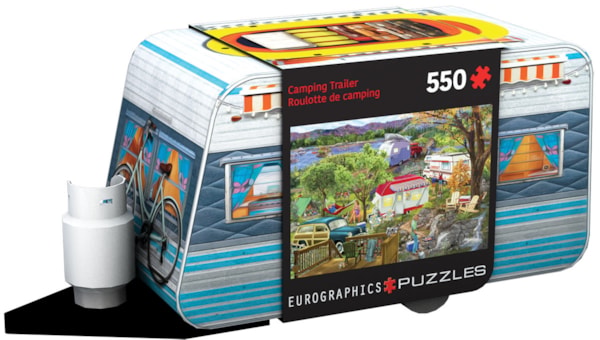 thumbnail image 4 of Puzzle en métal en forme de caravane de camping 550 pièces, 4 of 4