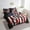American Flag, variant on Erosebridal Modern Motorcycle Bed in a Bag Twin size, American Flag Bed Set, Extreme Sports Decor, Reversible 7pcs