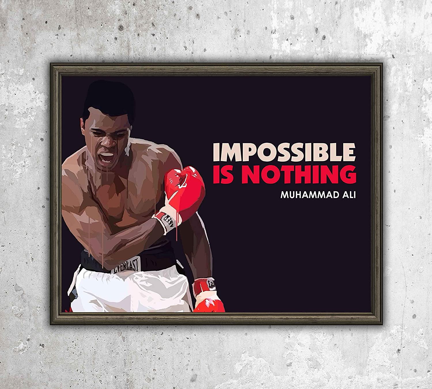 Muhammad Ali 11 Boxer Sports Fight Poster Motivational Inspirational Quote Photo 