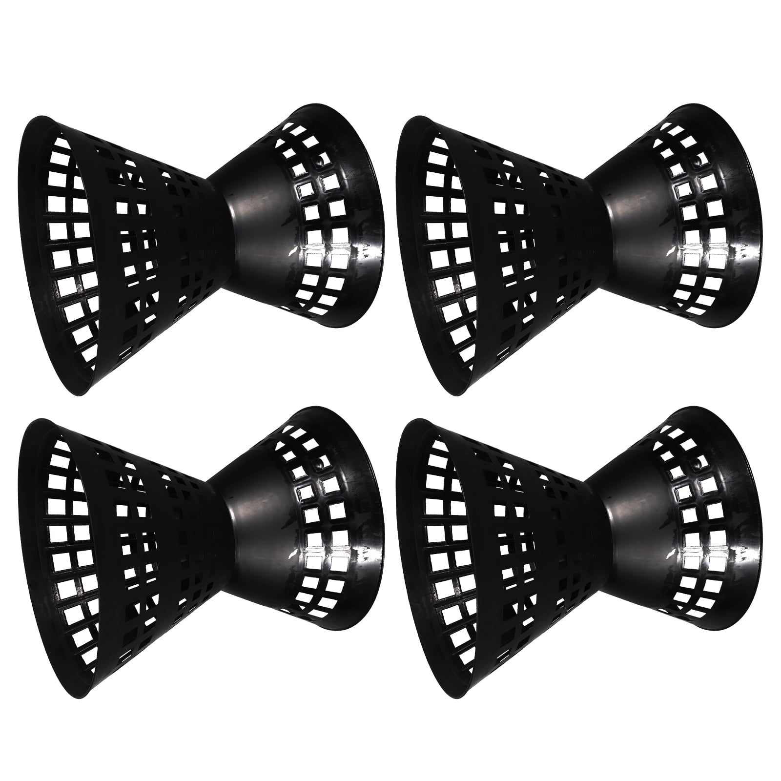 4 Pcs Compartment Flower Packaging Liner Bride 27.00X25.00X25.00CM Black