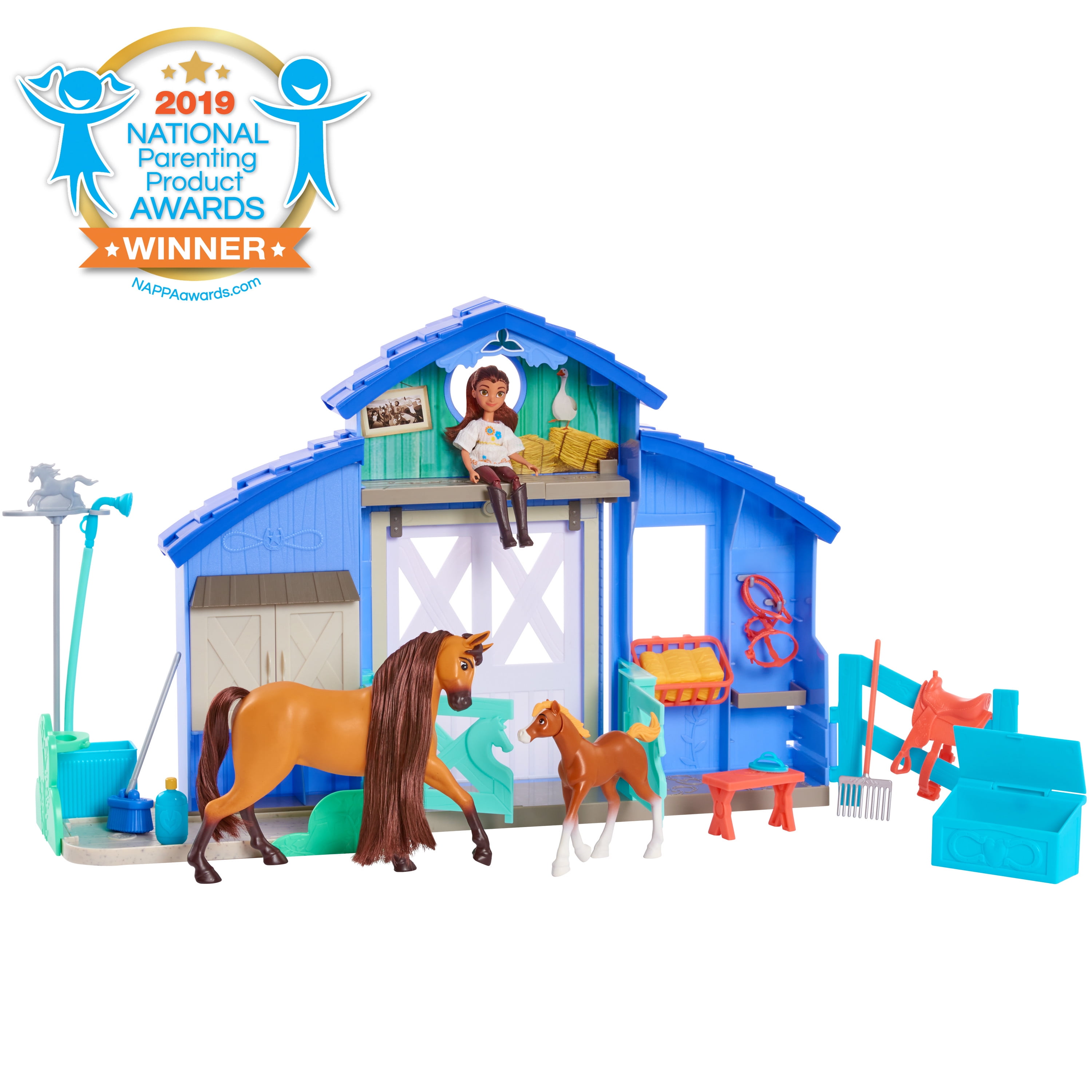 Dreamworks Spirit Riding Free Classic Horse and Stable Set Spielzeug