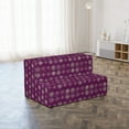 thumbnail image 4 of Oriental Foldable Mattress, Flourish Ornate, 74.8" x 39.4", Plum and Multicolor, by Ambesonne, 4 of 6