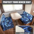 thumbnail image 2 of Kuiaobaty Soft RV Dinette Cushions Covers for Travel Trailer Couch Camper Cushion Covers Hibiscus Flower Sea Turtle Pattern Camper Seat Covers Dinette Booth Sofa Slipcovers Accessories, 2 of 7