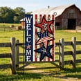 thumbnail image 4 of FAMTKT Patriotic Garden Flag 3 Styles Independence Day Outdoor Decorative Flag, 4th of July Independence Day for Yard Patio Porch Holiday Decor, 4 of 6