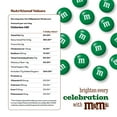 thumbnail image 4 of M&M'S World Dark Green Milk Chocolate Candy 2lb Bag for Celebrations and Party Favors, 4 of 10