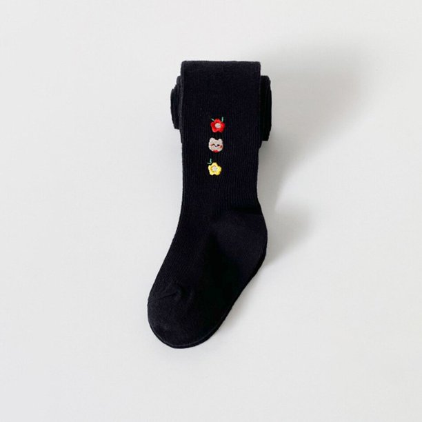 Medias para niños, pantimedias para niñas, mallas de algodón para otoño e invierno, medias para niños, pantimedias para bebés, pantimedias para niñas bonitas (80-90cm) Gao Jinjia LED
