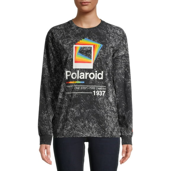 Polaroid Juniors' Long Sleeve Graphic T-Shirt