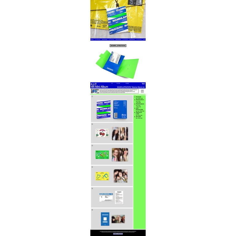 ILLIT - [MAMIHLAPINATAPAI] 4th Mini Album WEVERSE ALBUMS Version