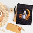thumbnail image 3 of HELLHERO 11.42 x 8.66 Inch Polyester Zipper Bag - Book Cover Carrying Case for Hardcover Notebook Journal Textbooks Paperbacks, Travel, Spooky Sippy Ghost, 3 of 8