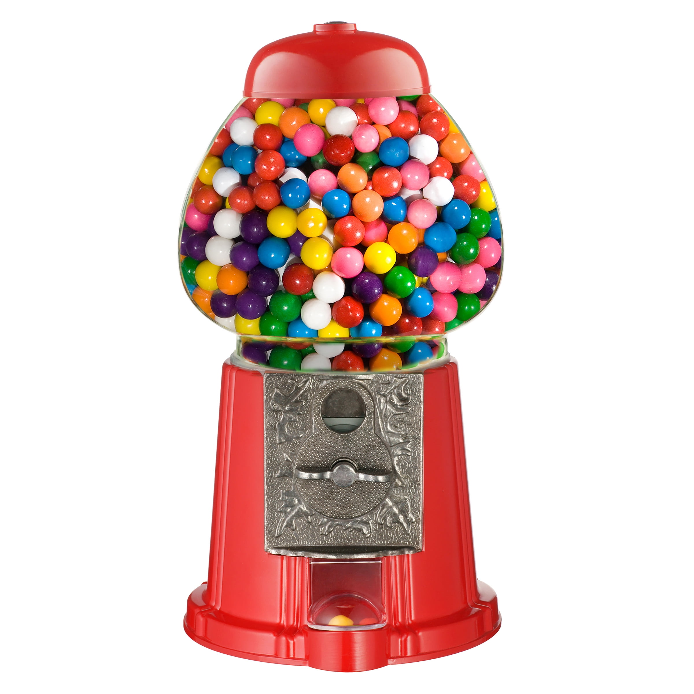 6260 Great Northern 15" Vintage Candy Gumball Machine & Bank with Stand Red