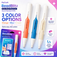 thumbnail image 3 of BeadBlitz Automatic Diamond Painting Pen, Reloadable Bead Dispenser for Round 2.8mm Standard Drills, Wax-Free Diamond Art Placement Tool with Silicone Loading Tray, 3 of 6