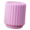 thumbnail image 3 of Cubo de basura de escritorio con tapa a presión Cubo de basura de mesa Material PP versátil para Púrpura, 3 of 9