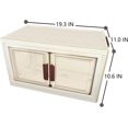 thumbnail image 3 of Closet Organizers and Storage 9.8 Gal, Stackable Storage Bins with Lids, Collapsible Storage Bins, Dual Open Plastic Storage Containers with Wheels for Closet, Dorm Room and Home (1 Pack), 3 of 6