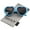 Blue / Lavender, variant on Female Women's Oversize Gradient Lens Heart Sunglasses 56mm (White / Amber) - 56mm
