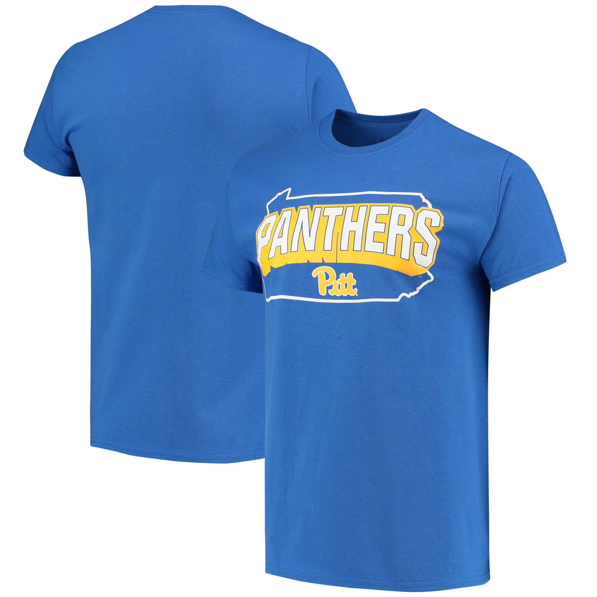 Captivating Apparel - Men's Royal Pitt Panthers Foundation State T ...