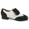 Danshuz Adult Black White Leather Superior Tone Tap Applause Shoes 11 Womens