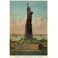 thumbnail image 2 of Unknown 17x24 White Modern Wood Framed Museum Art Print Titled - Liberty enlightening the world, 2 of 4