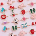 thumbnail image 4 of 36pcs Little Girl Adjustable Rings in Box, Children Kids Jewelry Rings Set with, 4 of 4