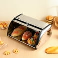 thumbnail image 3 of IFANLANDOR Stainless Steel Bread Box Airtightness Home Use 1Pack, 3 of 8
