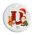 thumbnail image 2 of Adornos Navideños Acrílicos de 26 Letras | Decoraciones Colgantes Navideñas Personalizadas | Colgantes Del Alfabeto Ligeros y Duraderos | Decoración Navideña para El Hogar y La Oficina | Corona para, 2 of 6
