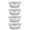 white-1.5cup, variant on 32oz Square Glass Food Storage Jars B-4cup, 4 Pack