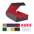 thumbnail image 1 of Siruishop Card Deck Case Gathering Card Toy with 4 Card Dividers Game Card Storage Box Red, 1 of 8