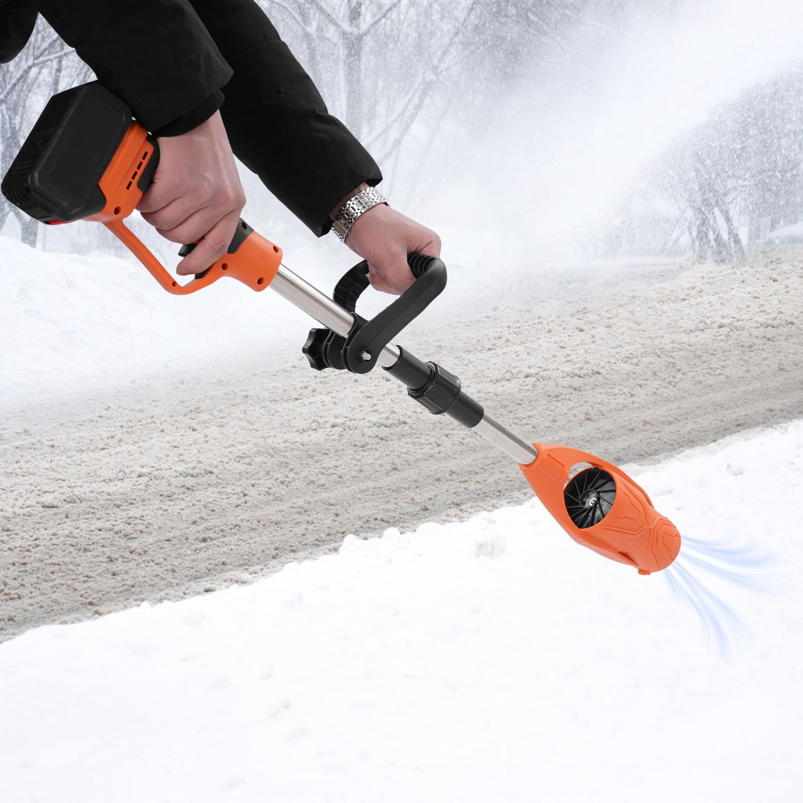Lithium Battery Powered Leaf Blower, Cordless Leaf Blower, Electric Leaf Blower for Lawn Care