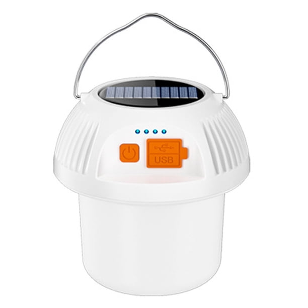 Luces solares LED para exteriores para acampar, luces portátiles para tienda de campaña