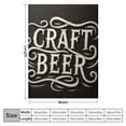 thumbnail image 4 of COMIO Craft Beer Throw Blanket Super Soft Plush Throw Blanket for All Seasons Travel Couch Sofa Room Decoration Gift for Women Men Adults, 4 of 6