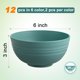 thumbnail image 2 of Juego de tazones para cereales HEYCOME, pajitas de trigo irrompibles, 750 ml, 12 unidades, 2 of 7