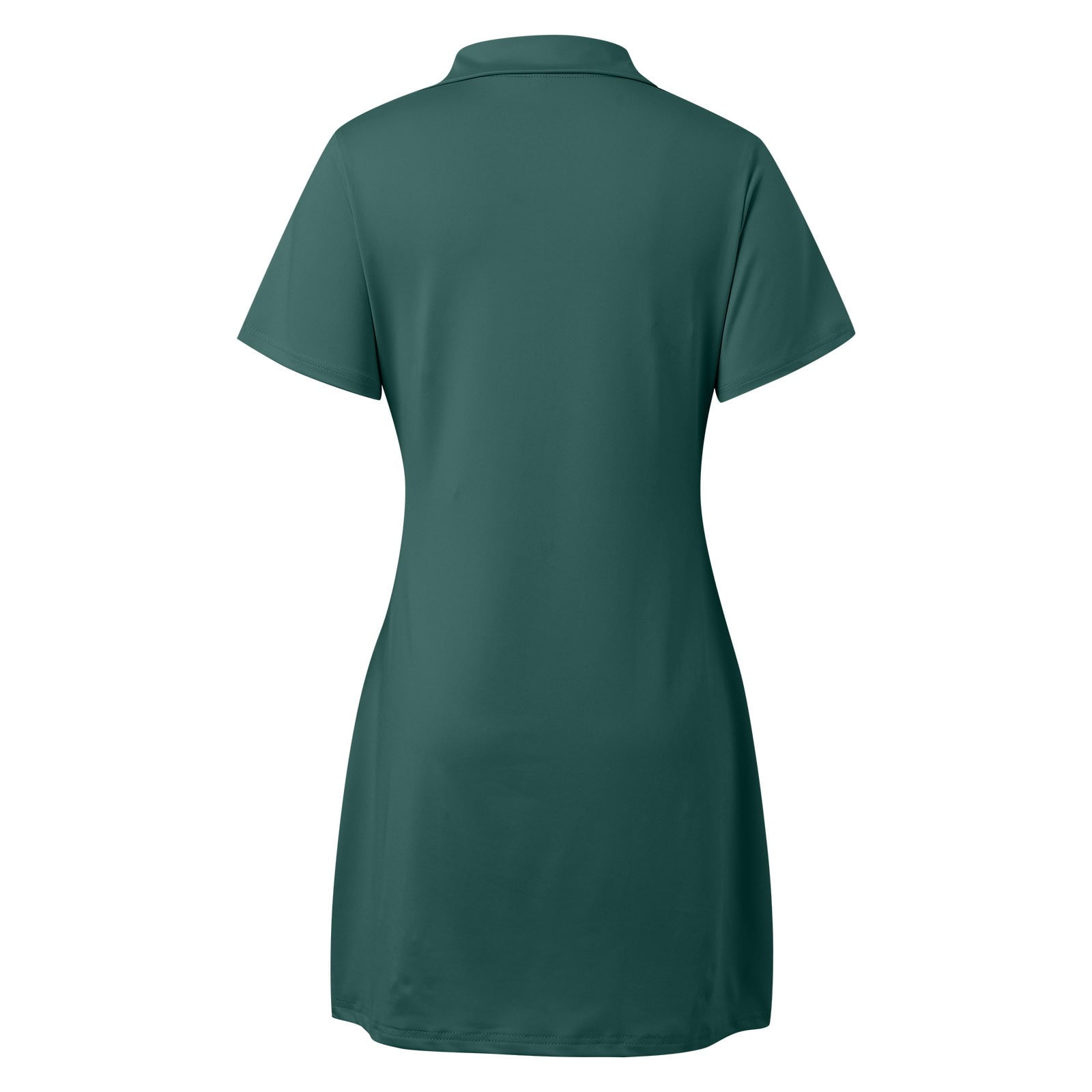 DGMIOCS Women's Dress Seasonal Sports Breathable Summer Tennis Dress with Built-In Shorts Stretchy Athletic Skirt Comfortable Green XXL