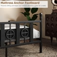 thumbnail image 5 of Vintage Round Metal Bed Frame with Storage. Includes Headboard & Footboard. Easy, Quiet Assembly. No Box Spring, 5 of 7