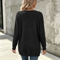 thumbnail image 7 of Ozmmyan Women's cardigan sweaters for womens Long Sleeve Open Front Loose Casual Solid with Pockets Fall Winter, 7 of 7