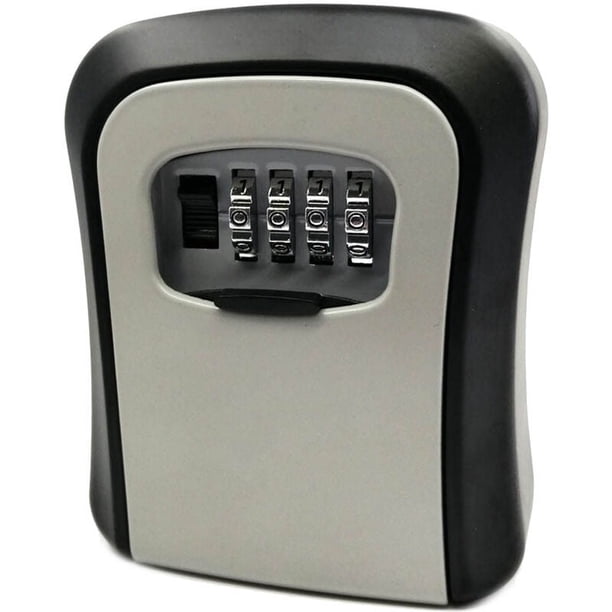 Caja de seguridad con combinación reiniciable, caja de seguridad con llave resistente a la corrosión y al óxido de alta calidad con diseño resistente a la intemperie, adecuada para la gestión de