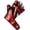 Red, variant on RDX Weight Lifting Gloves Gym Wrist Support Cow Hide Leather Fitness Exercise Bodybuilding Training
