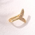 thumbnail image 4 of Bijou Clip de Nez en Forme de U Sans Perçage Micro-Incrusté Zircon Cœur Queue de Poisson Couronne Clou de Nez, 4 of 7