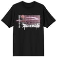 thumbnail image 5 of Dragon Ball Super Black Goku With Scythe Crew Neck Short Sleeve Men's Black T-shirt-XXL, 5 of 7