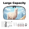 thumbnail image 3 of Alpaca Digital Bag with Oxford Cloth Material, Waterproof Travel Case for Cell Phone Charger Cord and Electronics, Charger Pouch and Cord Travel Organizer, 5.9x9.44x3.14 Inches, 3 of 6