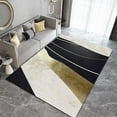 thumbnail image 2 of Black White Gold Area Rugs, Modern Abstract Art Rugs Floor Carpet, Indoor Non-Slip Rug For Room Sofa Living Room Mat Bedroom Home Decor Floor Mats 5 x 8ft, 2 of 6