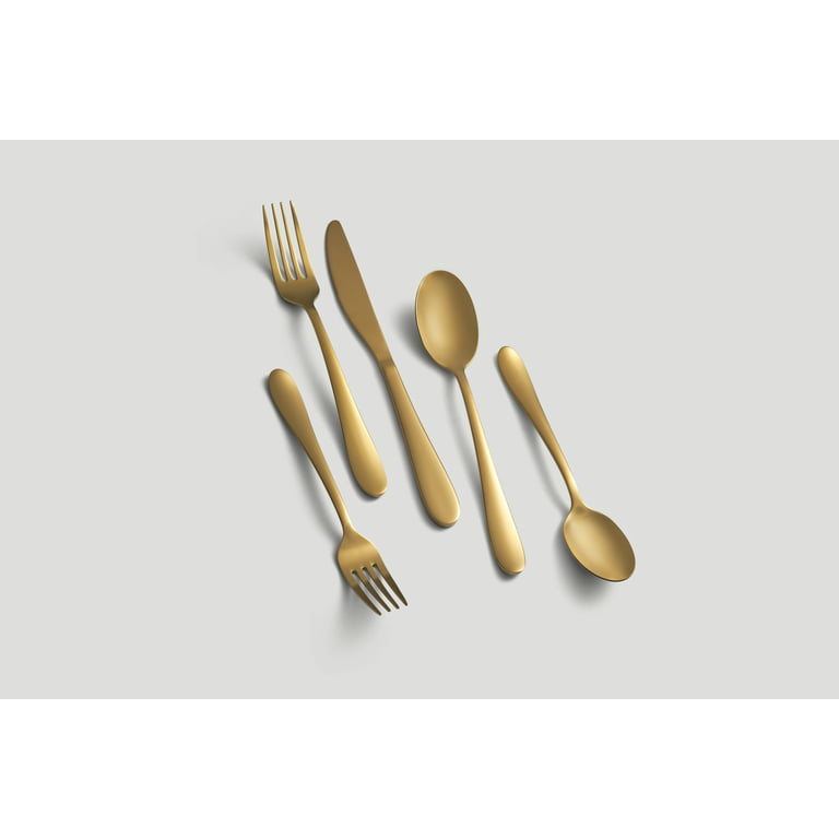 84 PC Silver & Gold Cutlery Set – R & B Import