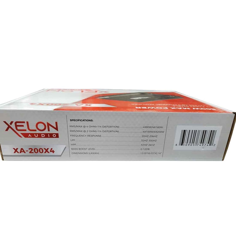 Brand New Xelon Audio XA-200X4, 4-Channel, 800W Max Class-AB Car
