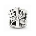 thumbnail image 1 of Fancy Bead White Sterling Silver Themed 10 mm 8.18 Reflections #1 Mom Bead, 1 of 2