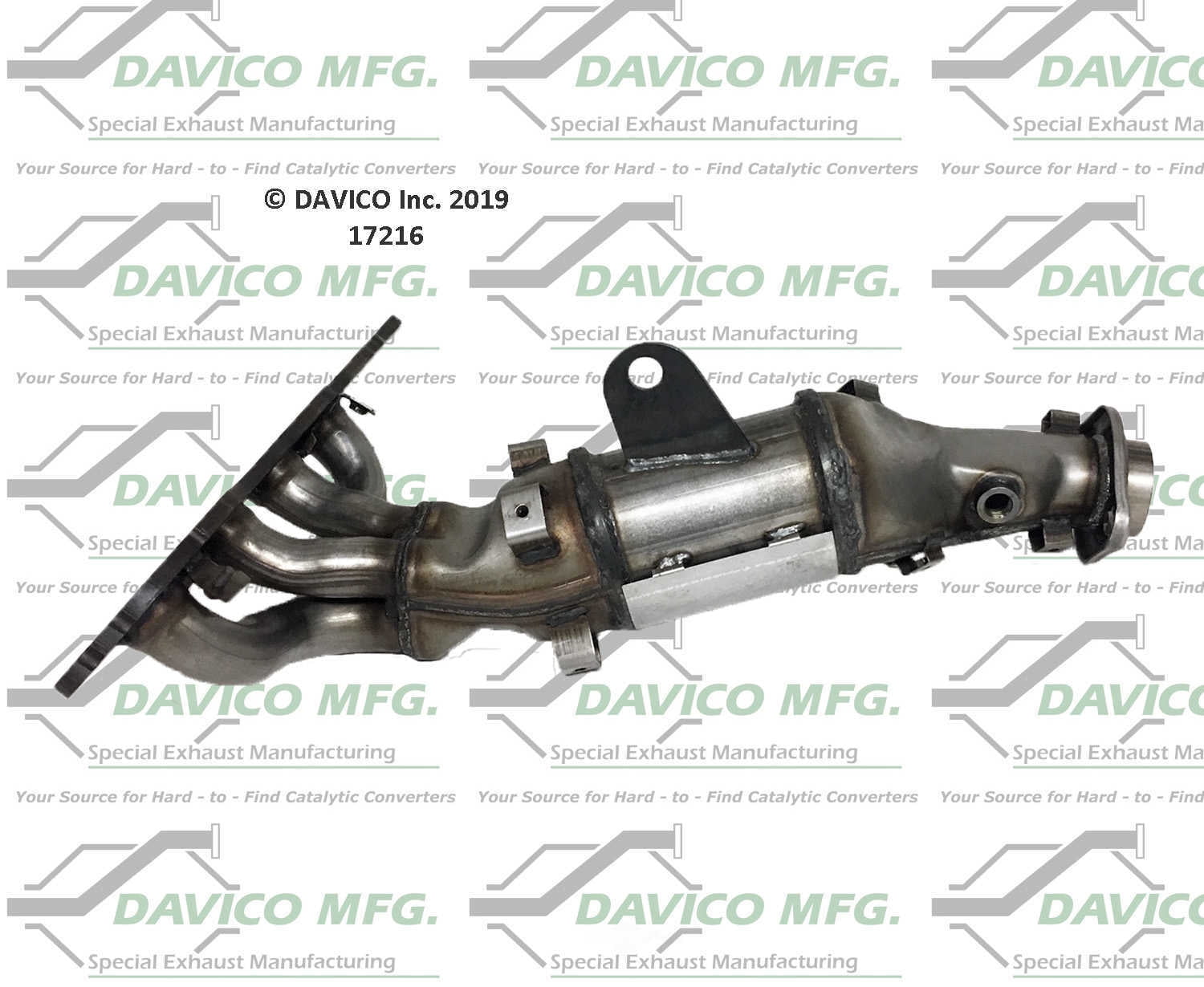 Davico Mfg 17216 Direct-Fit Catalytic Converter - Manifold