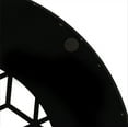 thumbnail image 4 of Kate and Laurel Caspen Cut Out Pattern Decorative Round Tray with Silver Metal Handles, 16 x 16, Black and Silver, Modern Glam Serving Tray with Handles for Living Room Decor, 4 of 9