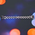 thumbnail image 4 of Correa de pulsera inteligente de moda plateada de acero inoxidable Compatible con accesorios Fitbit Charge 2, 4 of 8