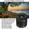 thumbnail image 6 of Canon EOS Rebel T7 DSLR Camera with 18-55mm is II Lens Bundle + Canon EF 75-300mm f/4-5.6 III Lens and 500mm Preset Lens + 32GB Memory + Filters + Monopod + Spider Flex Tripod + Professional Bundle, 6 of 7